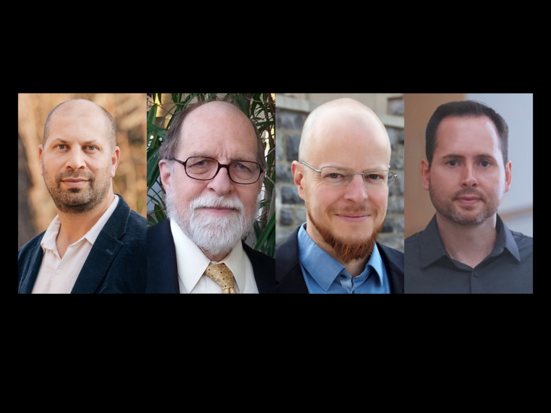 Four male headshot images lined up.