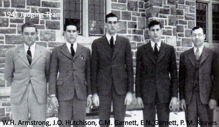  W.H. Armstrong, J.O. Hutchison, C.M. Garnett, E.N. Garnett, P.M. Reaves