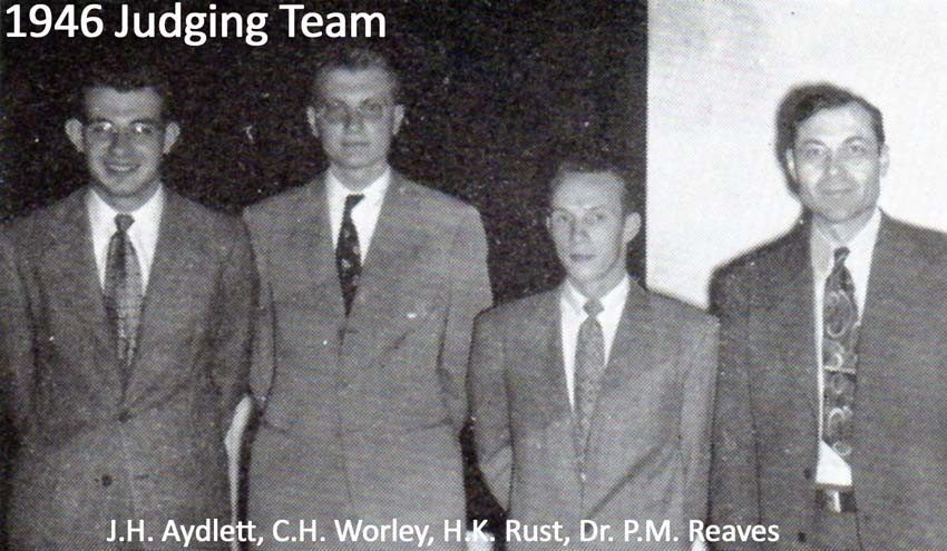 J.H. Aydlett, C.H. Worley, H.K. Rust, Dr. P.M. Reaves