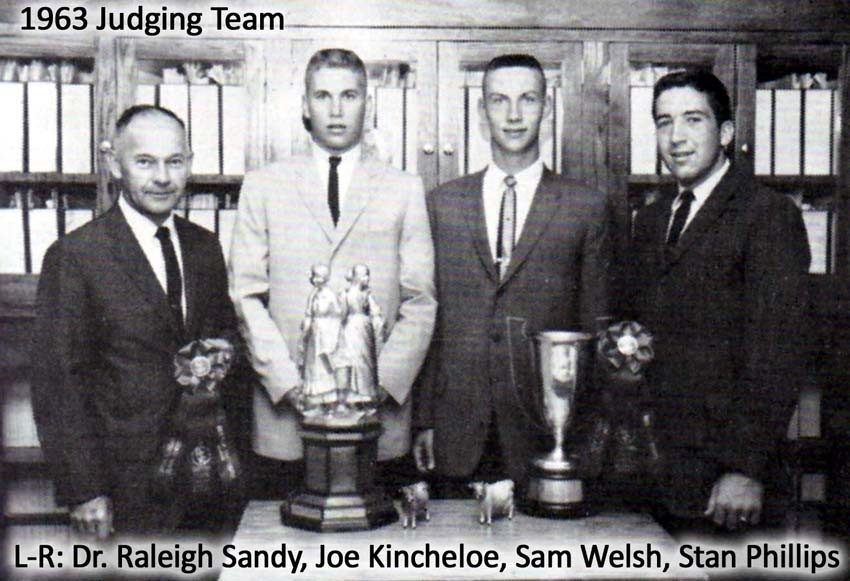Dr. Raleigh Sandy, Joe Kincheloe, Sam Welsh, Stan Phillips
