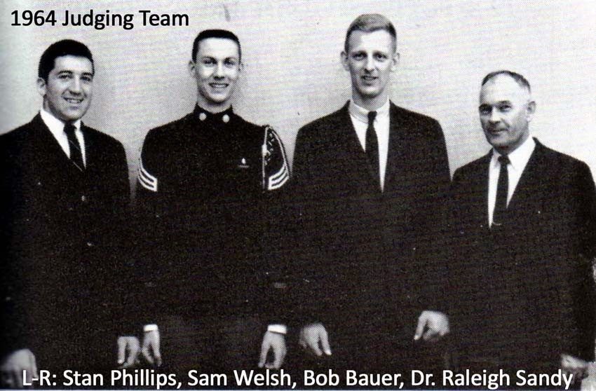 Stan Phillips, Sam Welsh, Bob Bauer, Dr. Raleigh Sandy