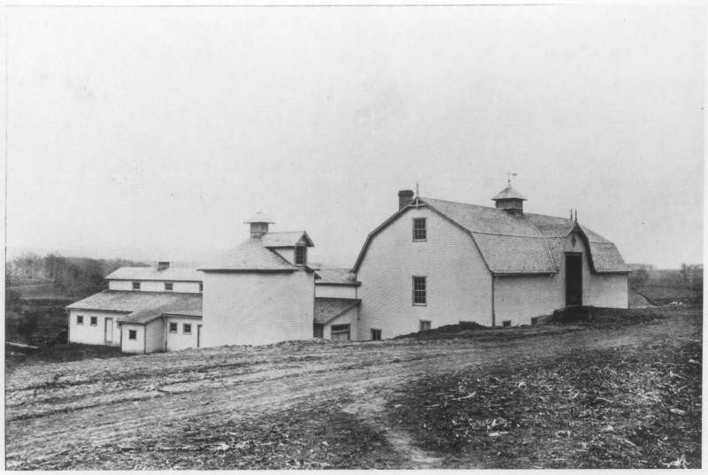 College Barn at Virginia Agricultural and Mechanical College and Polytechnic Institute. 1899-1900. Special Collections.