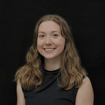 student smiling at camera
